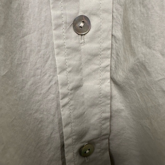 Vince Pearl Cotton Button Down Women's Shirt - Picture 5 of 7